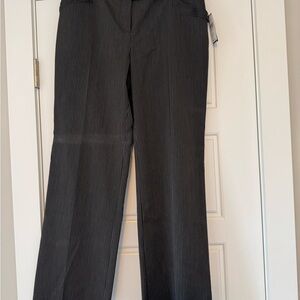 AB Studio Black Pinstripe Trousers